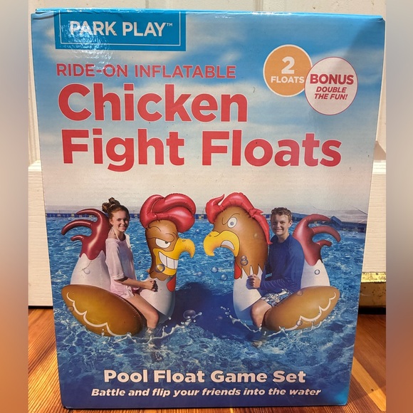 Park Play Other - Chicken Fight Floats by Park Play, Set of 2 Ride-on Inflatables